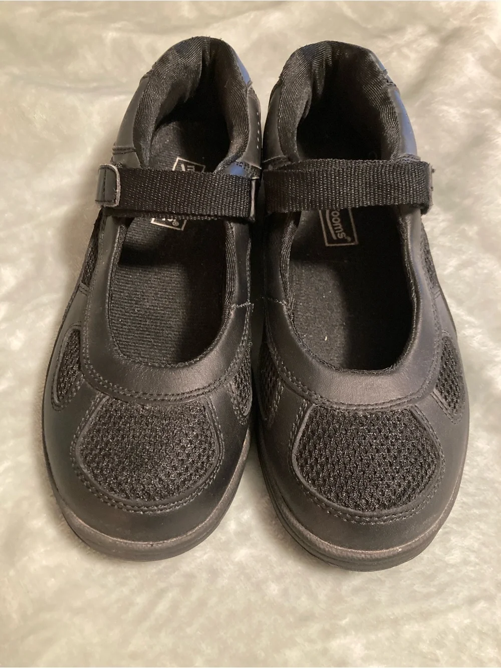 EUC Vintage Mushrooms Leather Mary Jane Slip On Shoe Size 8.5M